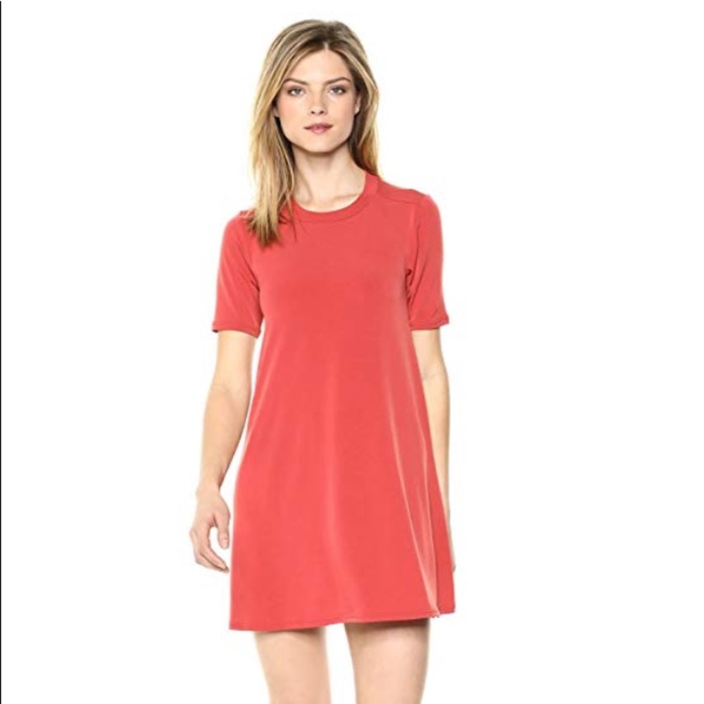 BCBG Women's a line Dress - coral